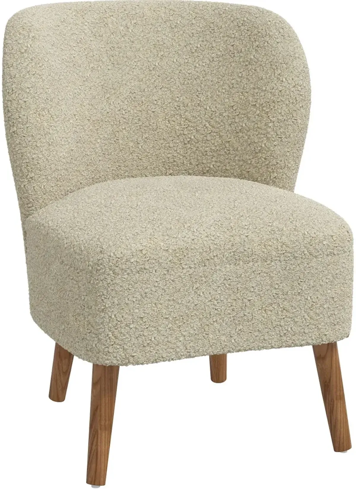 Chrissy Boucle Beige Accent Chair - Skyline Furniture