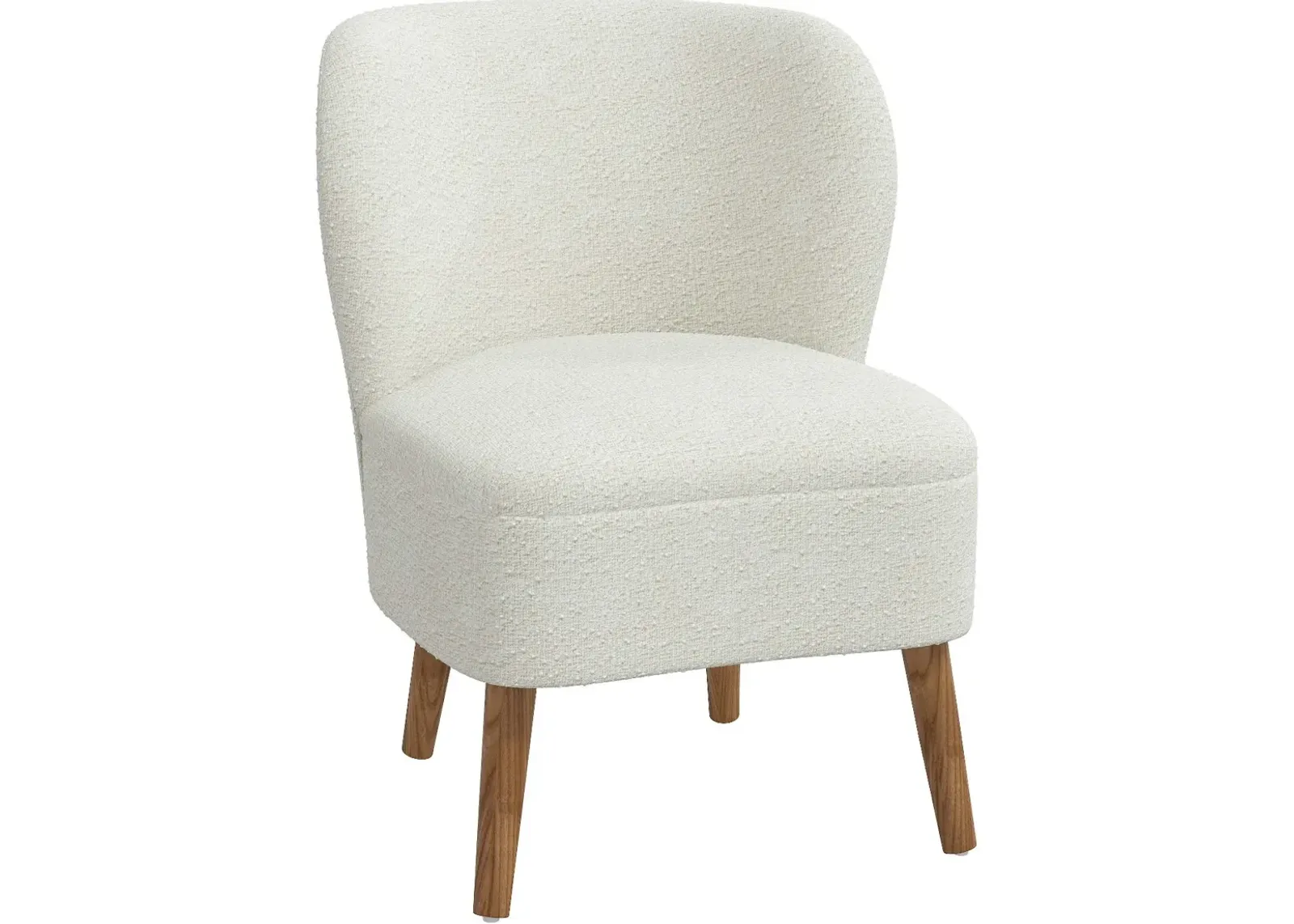 Chrissy Boucle Ivory Accent Chair - Skyline Furniture