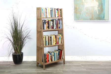 Tilton 60" Bookcase - Desert Rock Brown