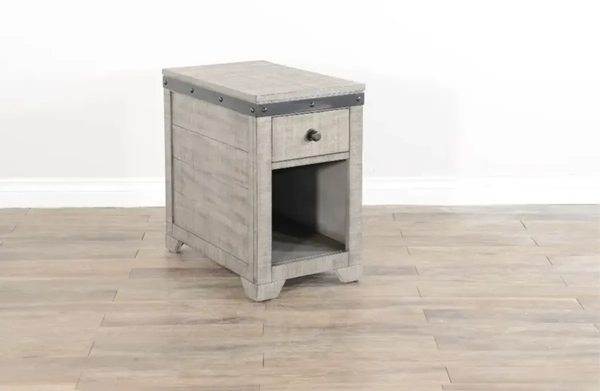 Avalon Alpine Gray Side Table