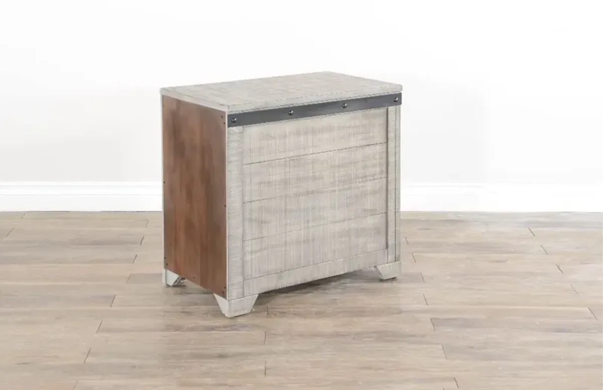 Avalon Alpine Gray Side Table