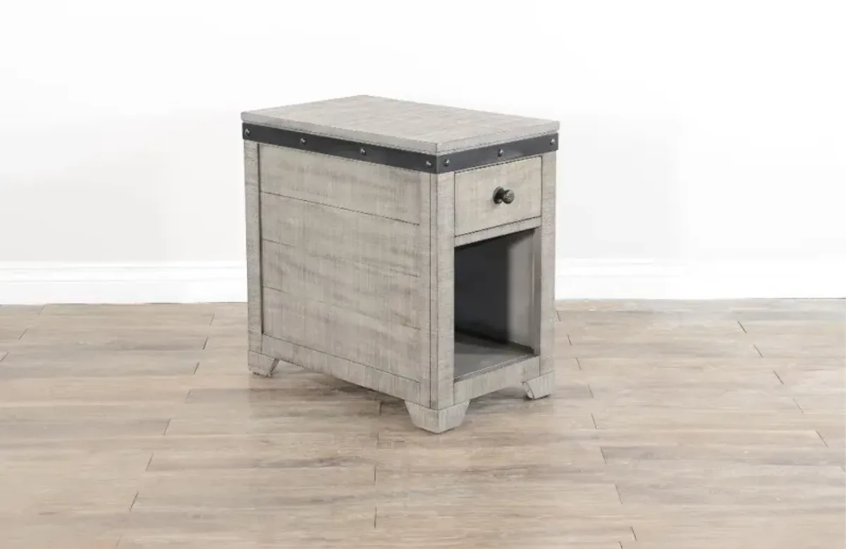 Avalon Alpine Gray Side Table