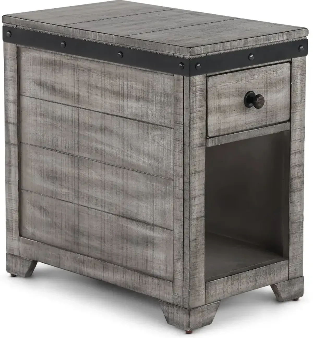 Avalon Alpine Gray Side Table