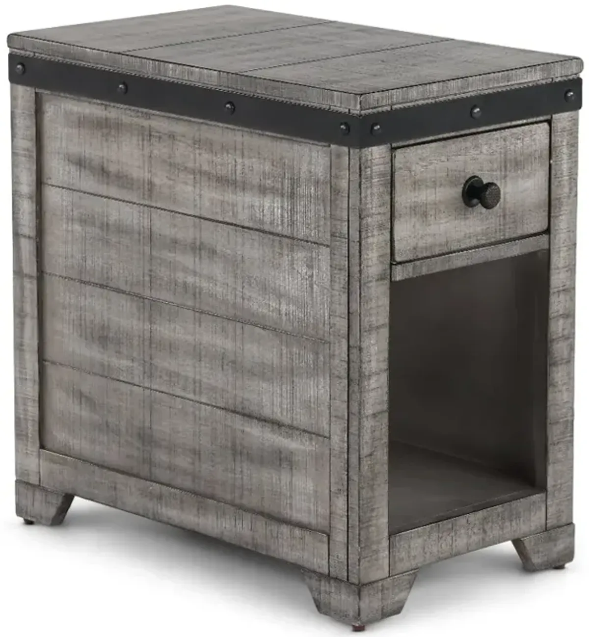 Avalon Gray Side Table