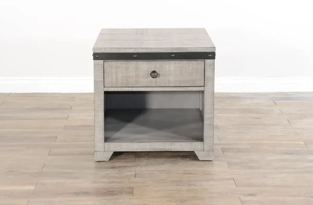 Avalon Alpine Gray End Table