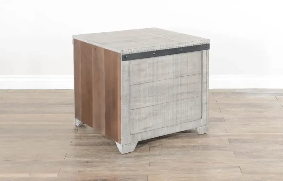 Avalon Alpine Gray End Table