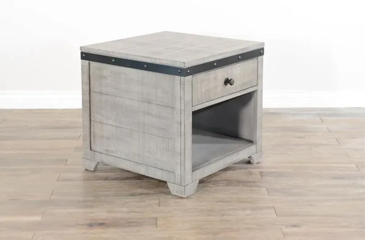 Avalon Alpine Gray End Table