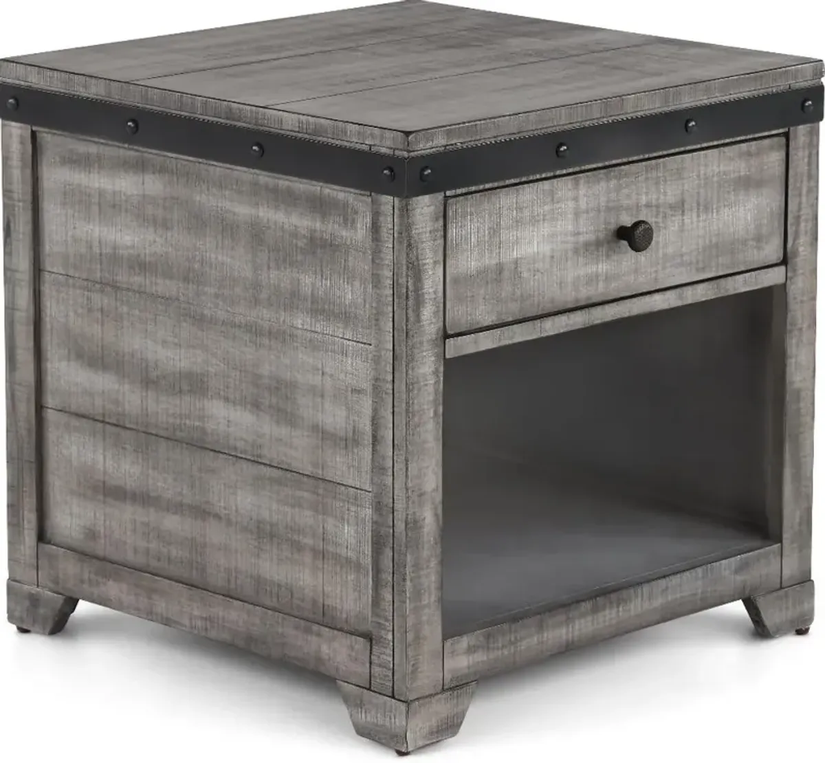 Avalon Alpine Gray End Table