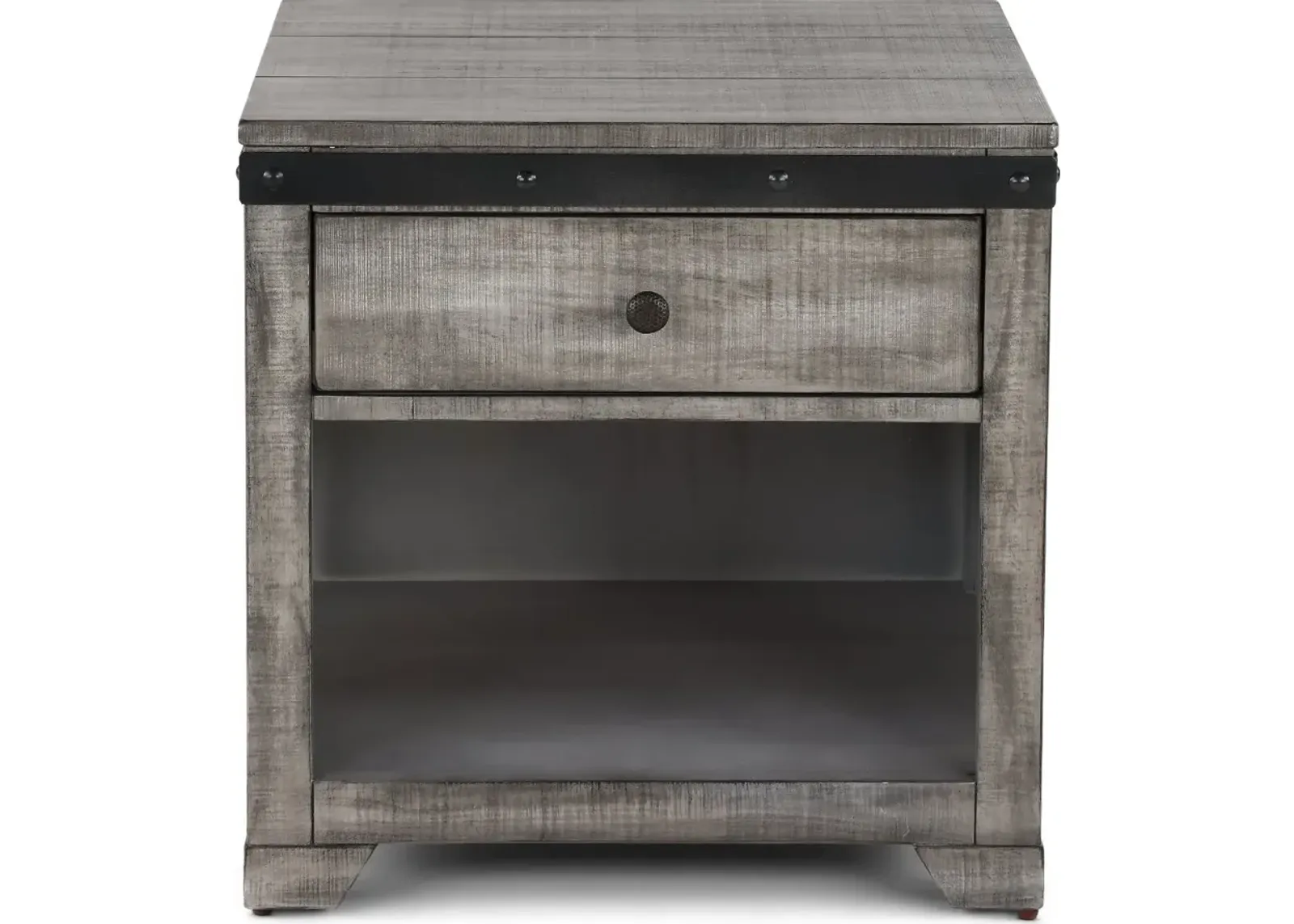 Avalon Alpine Gray End Table