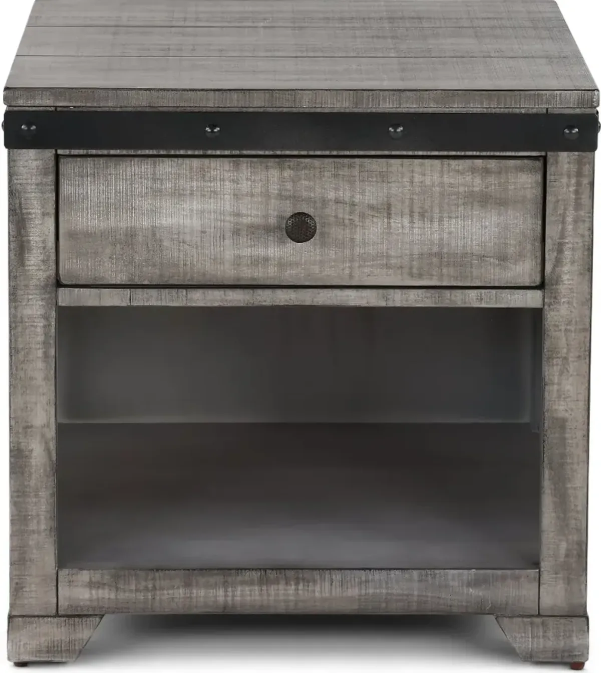 Avalon Alpine Gray End Table