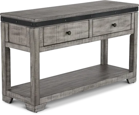 Avalon Alpine Gray Sofa Table