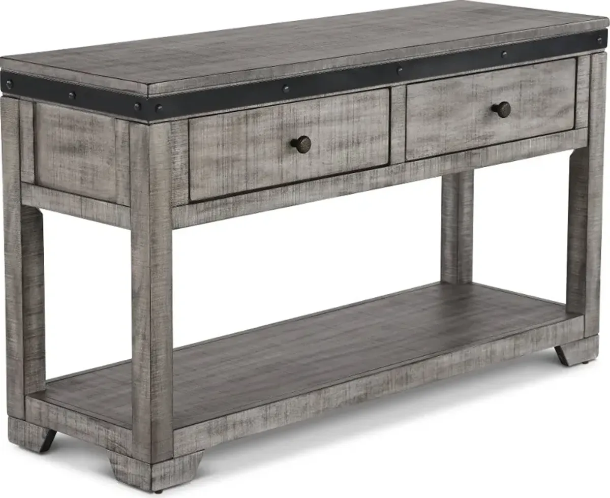 Avalon Alpine Gray Sofa Table