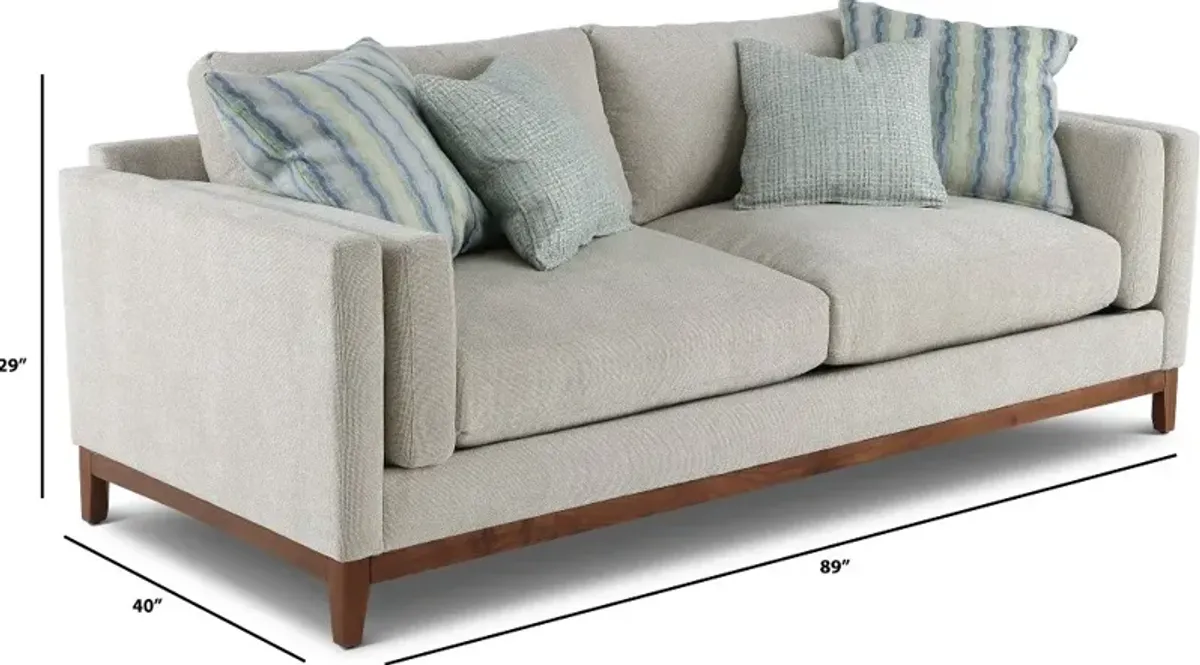 Kelsey Dove Beige Sofa