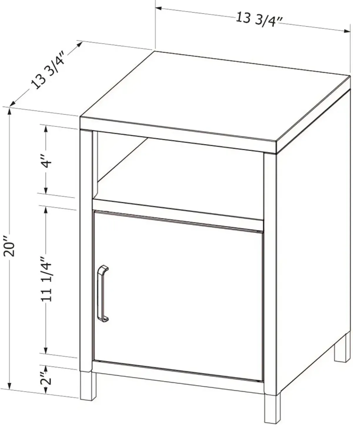 Kodali White Nightstand - South Shore