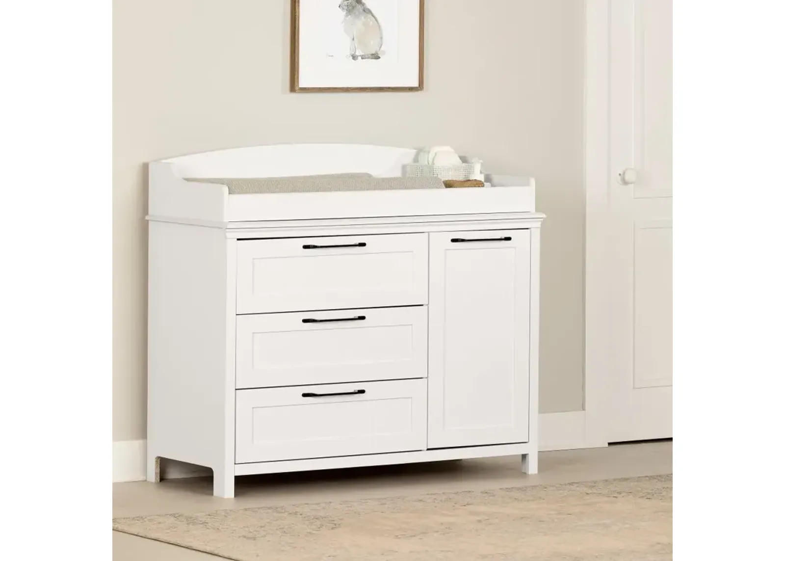 Daisie White Changing Table - South Shore