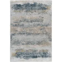 Brunswick 8 x 10 Pale Blue and Gray Area Rug