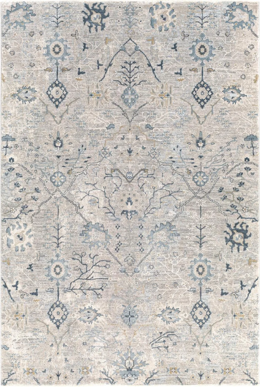 Brunswick 8 x 10 Beige and Dusty Sage Area Rug