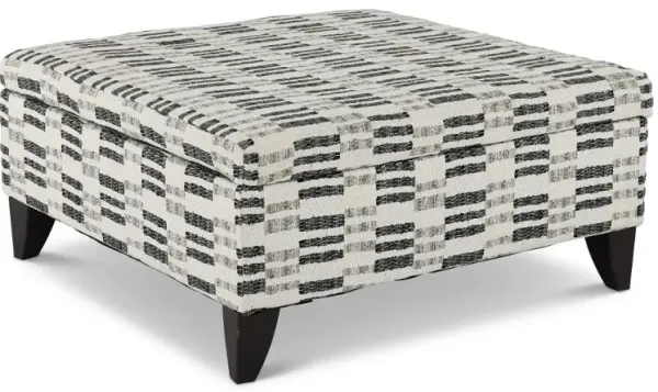 Laguna Striped Storage Ottoman