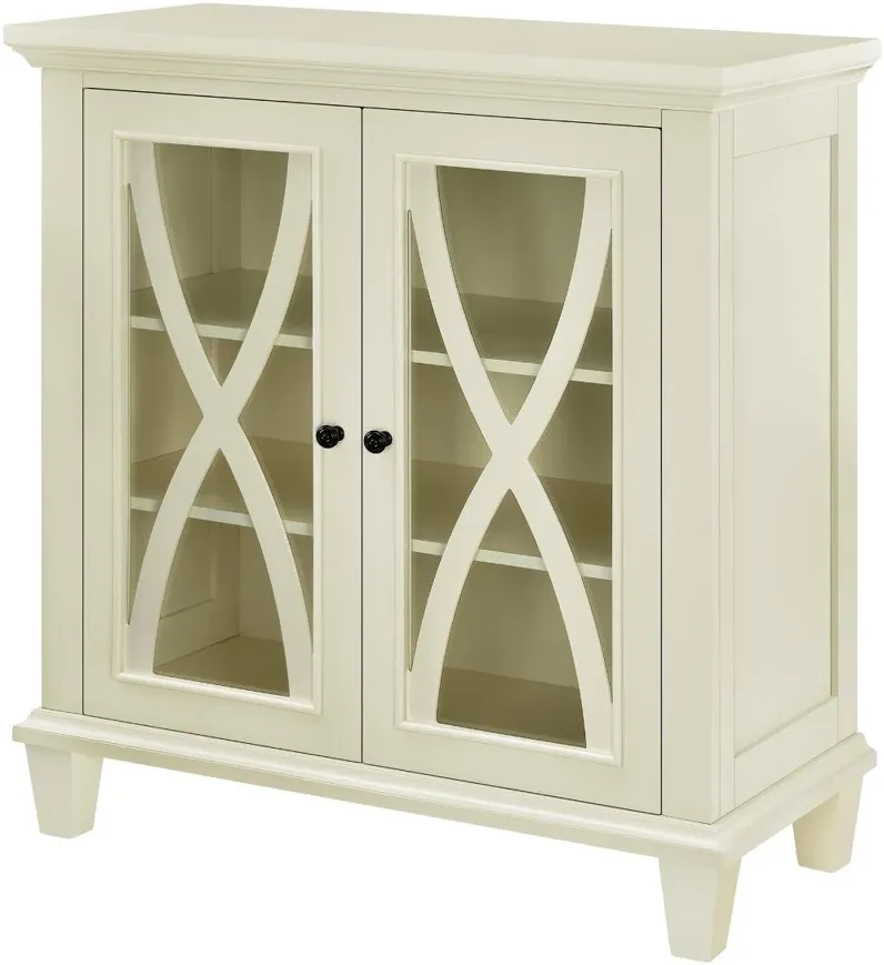 Ellington Ivory Double Door Accent Cabinet