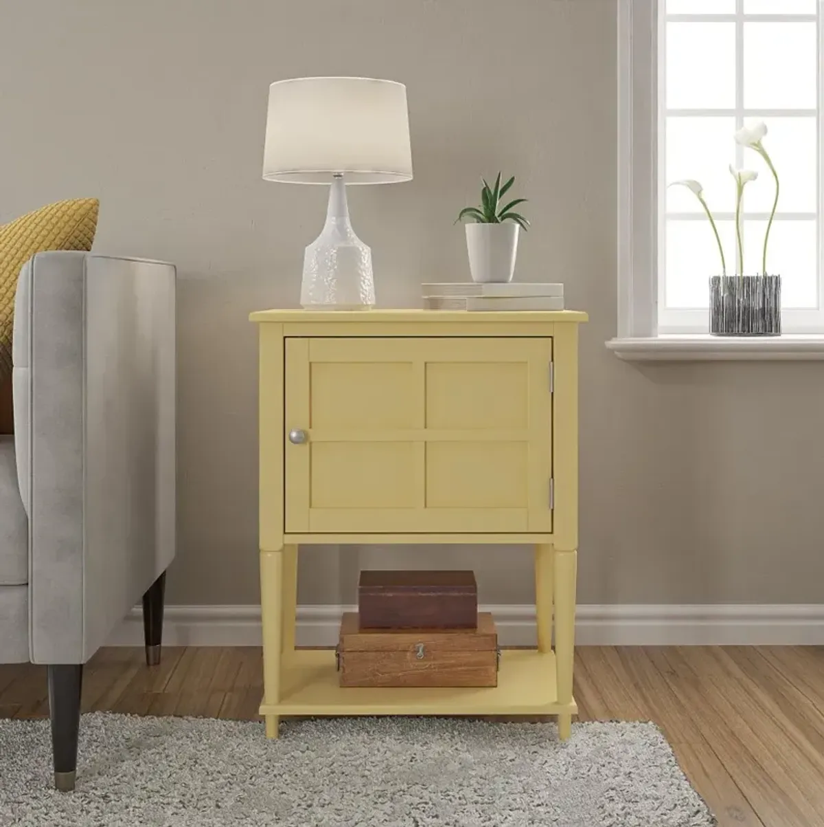 Fairmont Yellow Accent Table