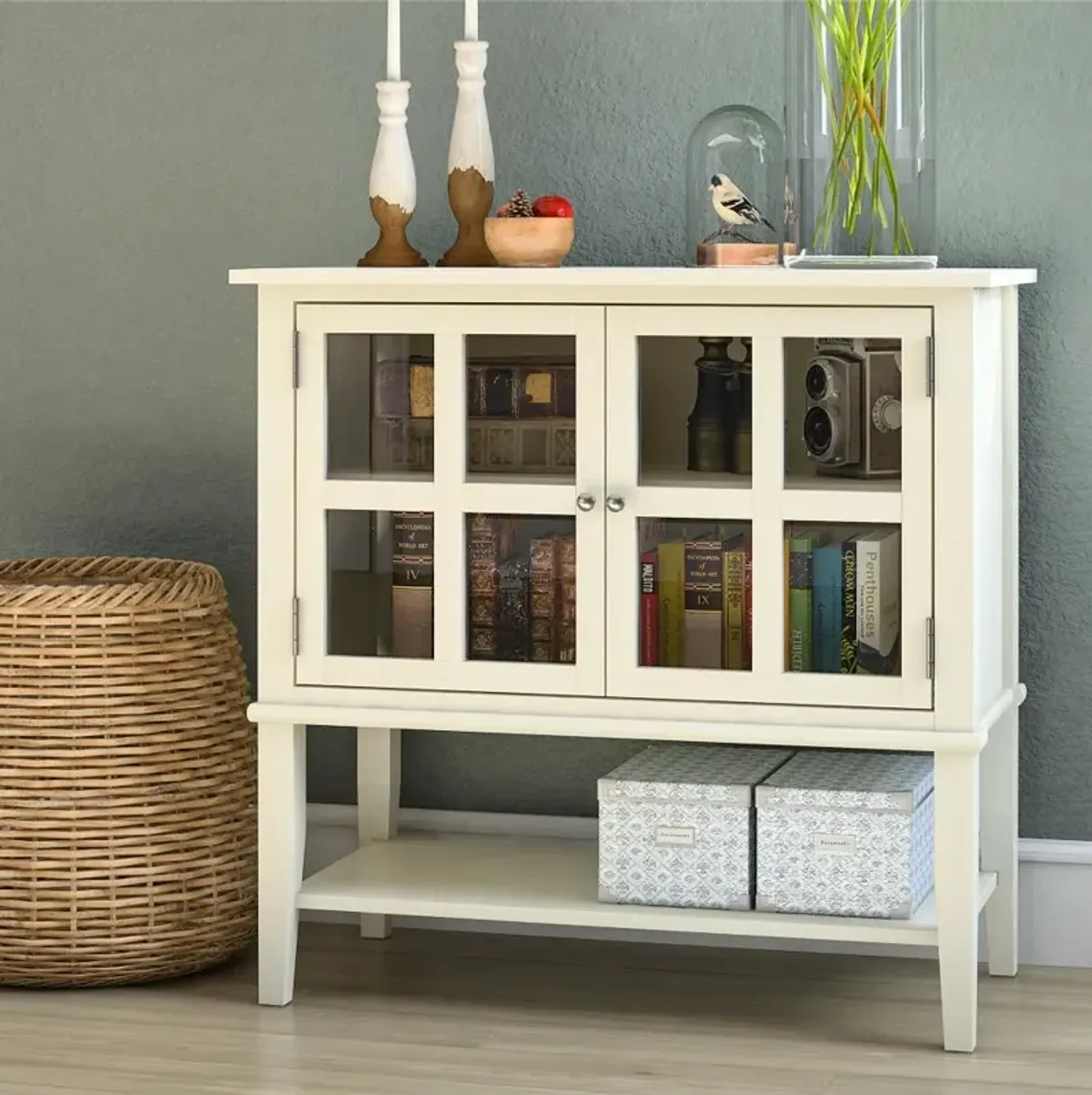 Franklin White 2 Door Storage Cabinet