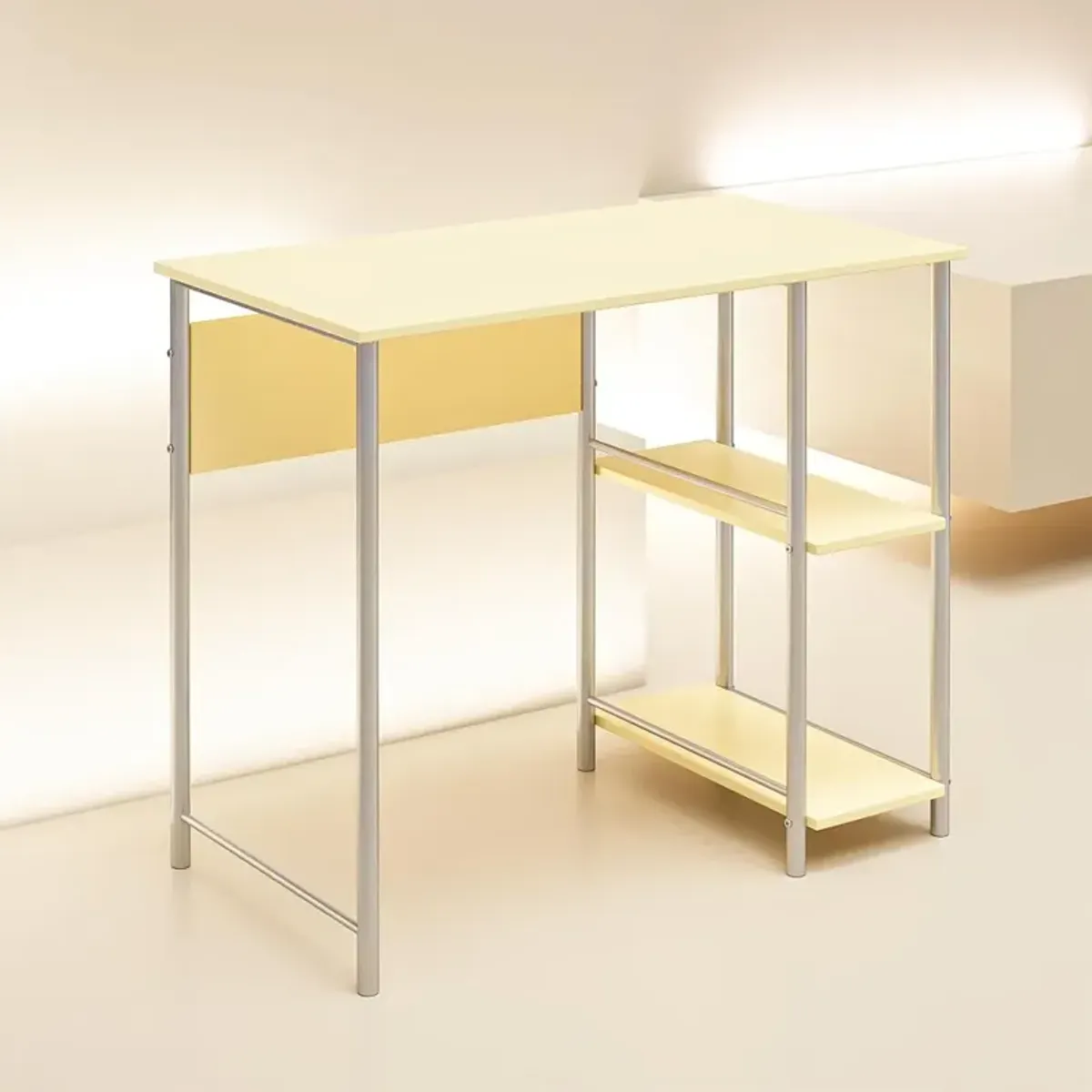 Garrett Yellow Metal Computer Desk