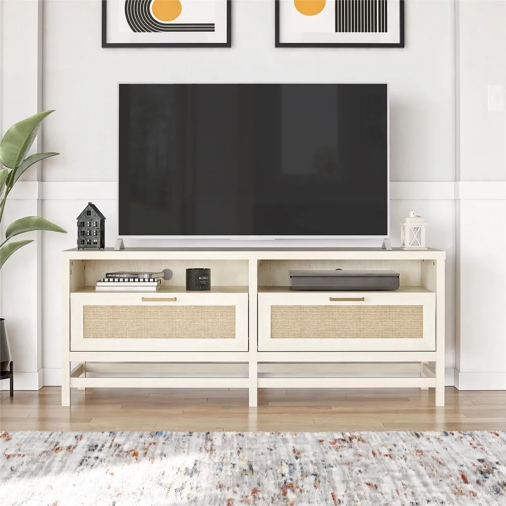 Lennon Ivory Oak 60" TV Stand