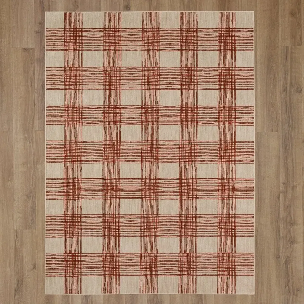 Fontana 8 x 11 Ginger Woven Area Rug