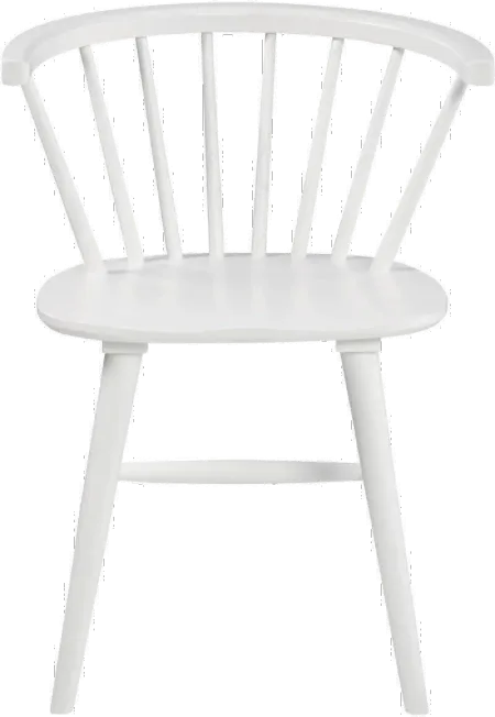 Otaska White Dining Room Chair