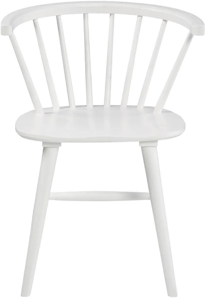Otaska White Dining Room Chair