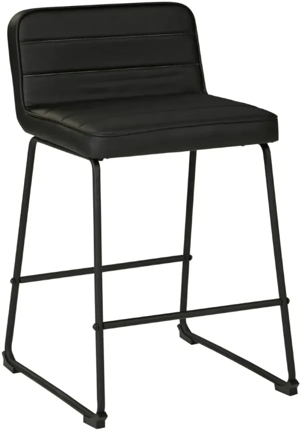 Nerison Black Counter Height Stool