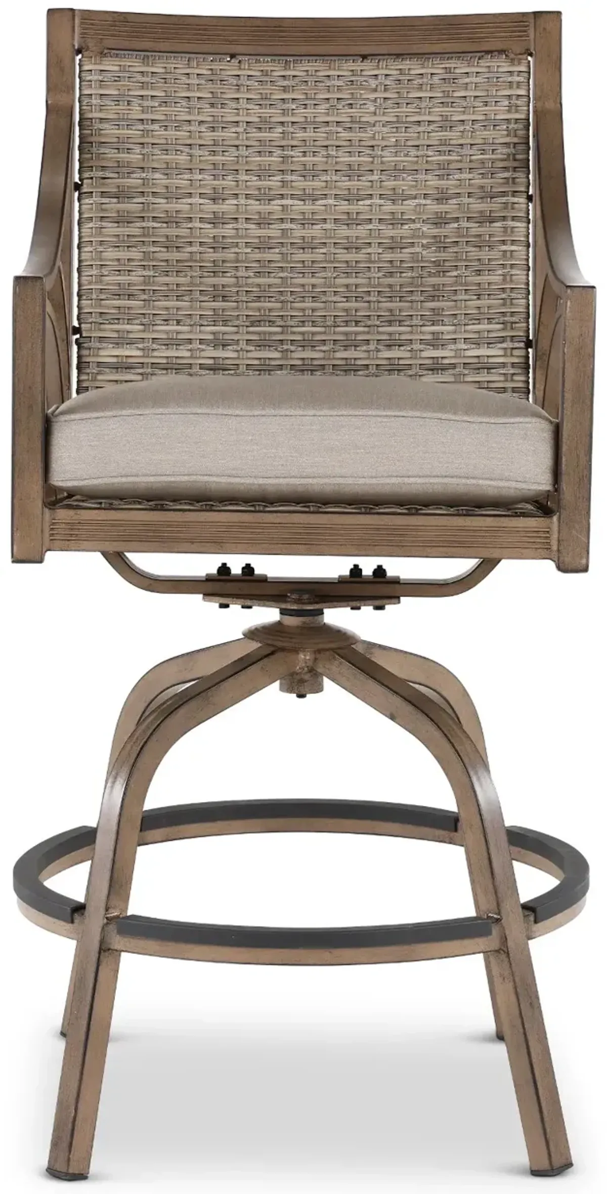 Potomac Brown Patio Swivel Chair