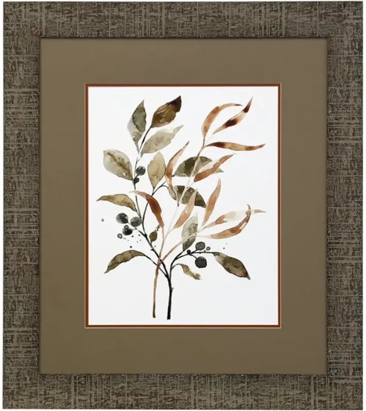 34" Preserved Leaves Art