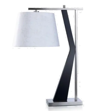 27 Inch Silver Desk Lamp