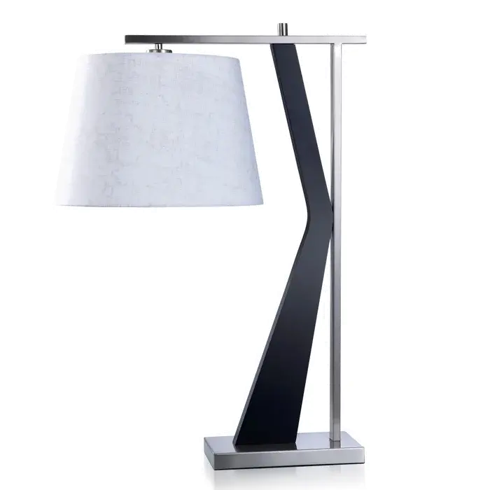 27 Inch Silver Desk Lamp