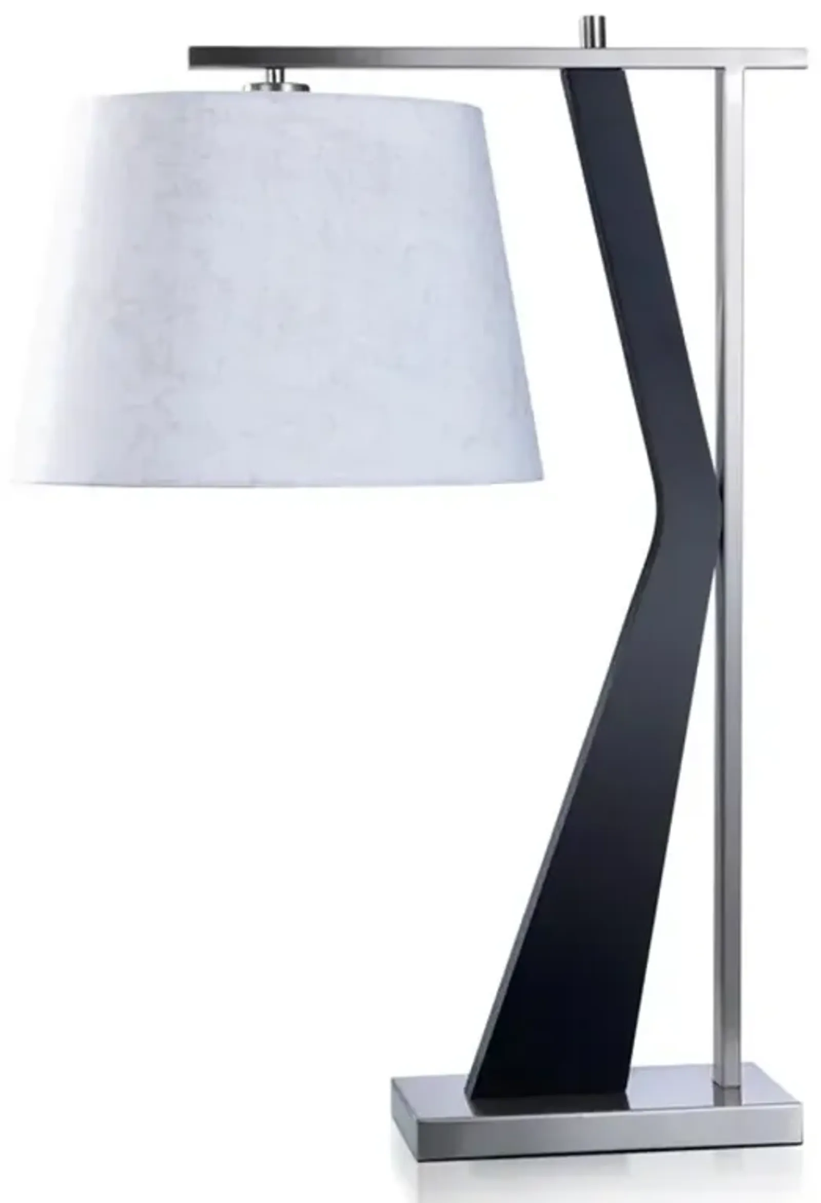 27 Inch Silver Desk Lamp