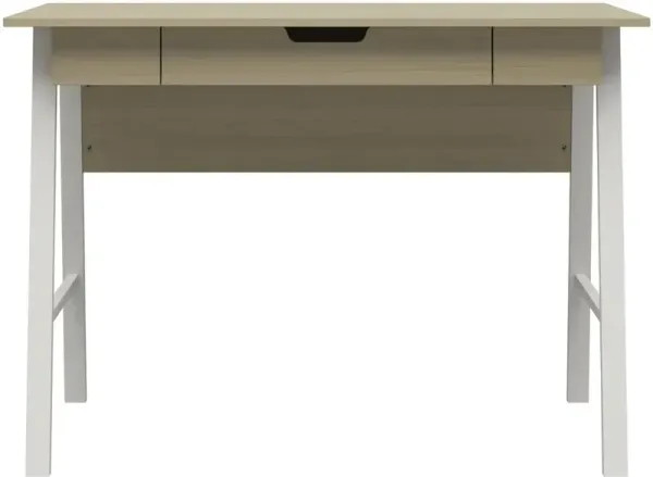 Oxford Pale Oak Computer Desk with Drawer