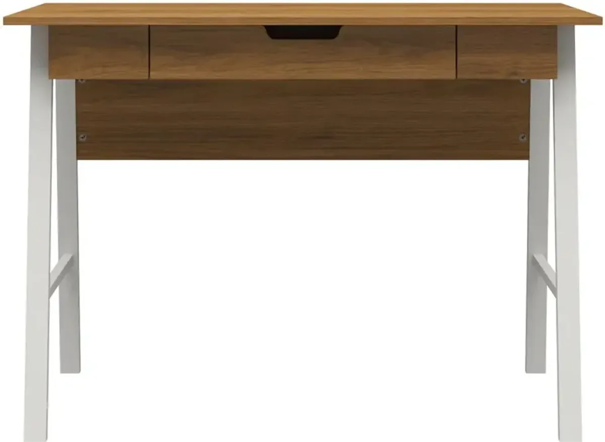 Oxford Walnut Computer Desk with Drawer