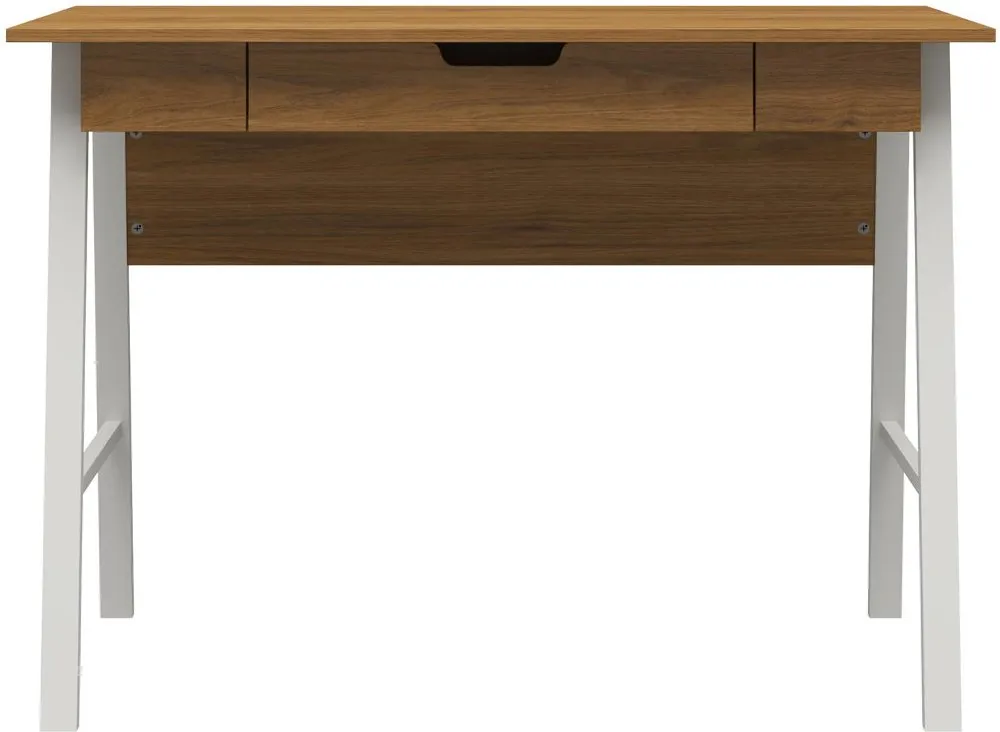 Oxford Walnut Computer Desk with Drawer