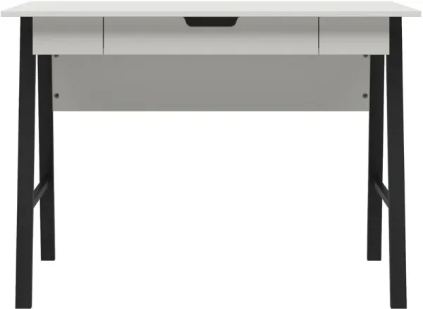 Oxford White Computer Desk with Drawer