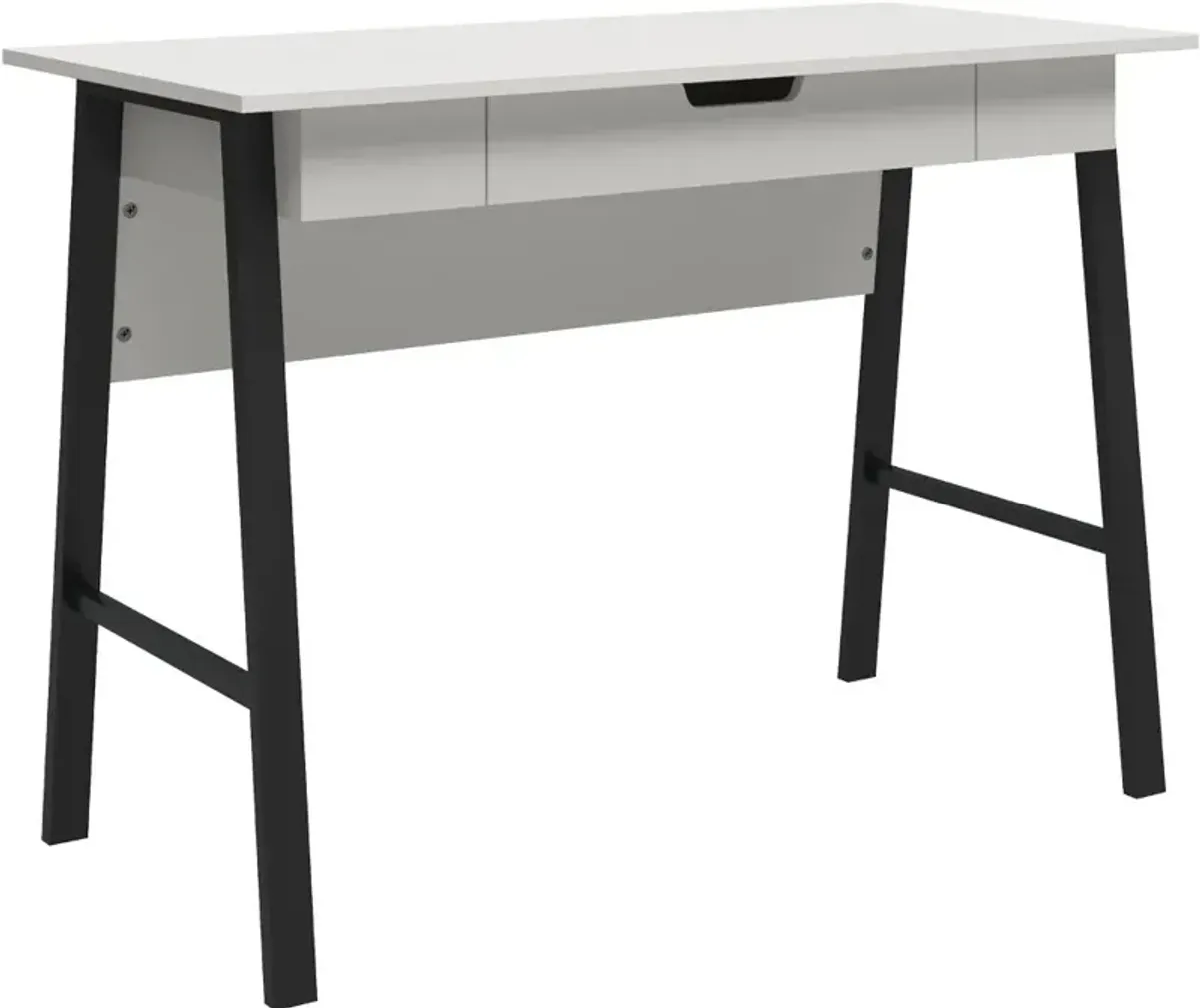 Oxford White Computer Desk with Drawer