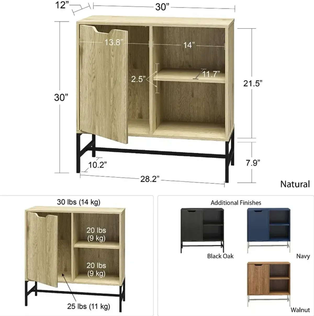 Modine Natural Bookcase