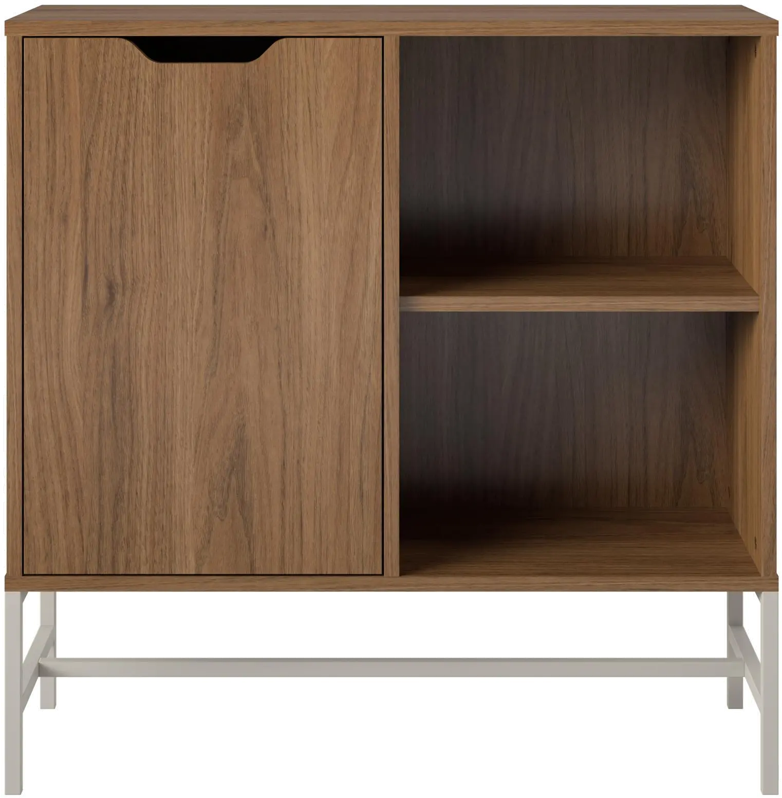 Modine Walnut Bookcase