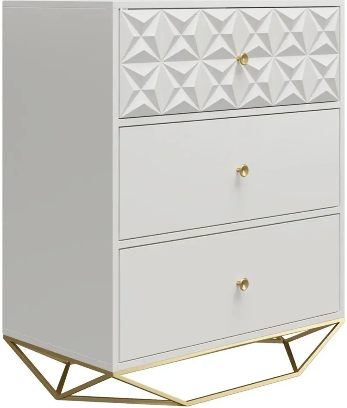 Blair White 3 Drawer Dresser