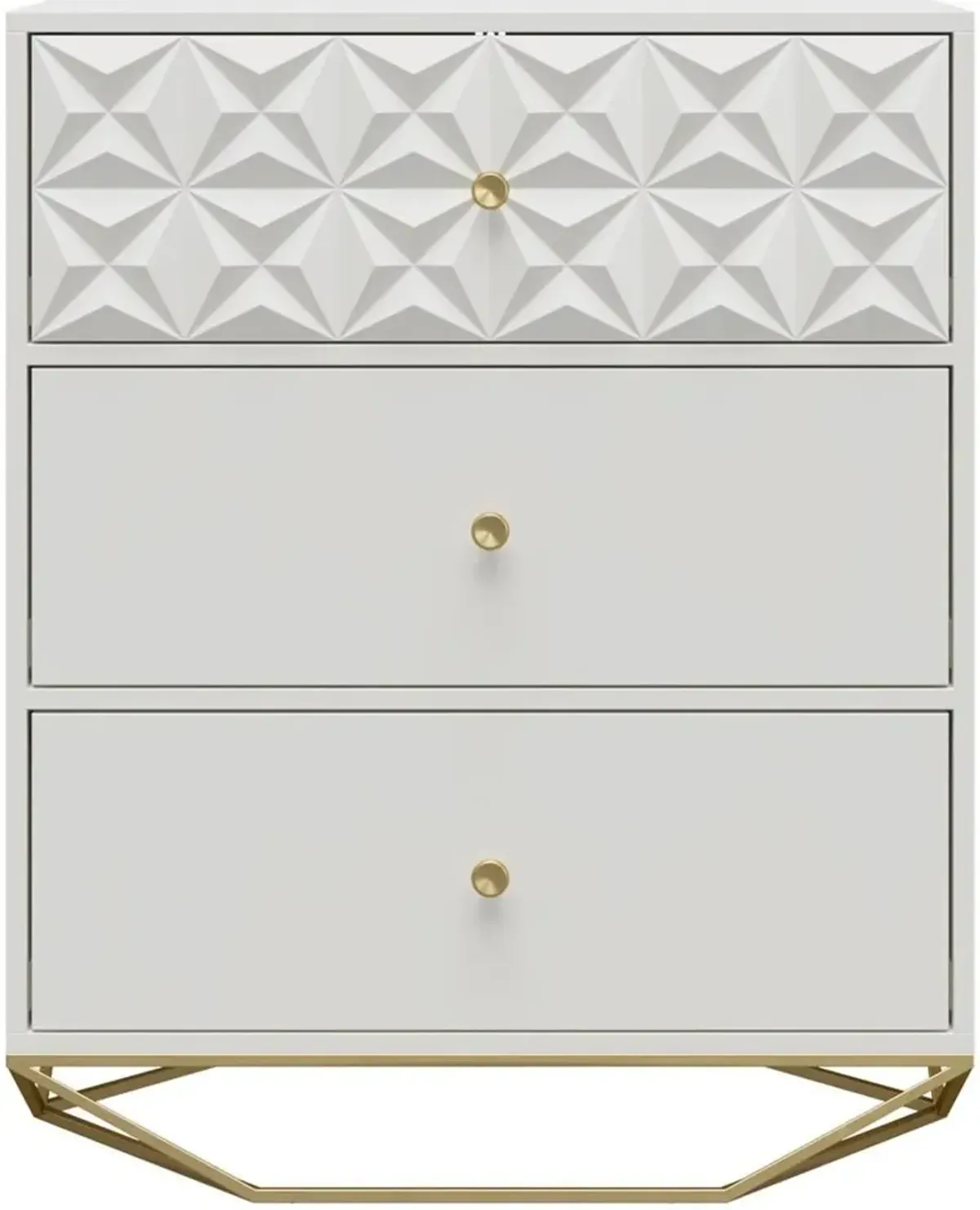 Blair White 3 Drawer Dresser