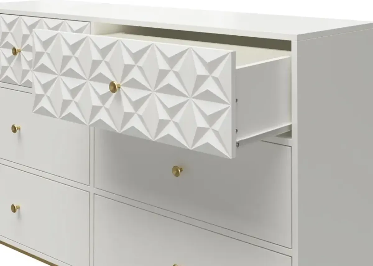 Blair White 6 Drawer Dresser