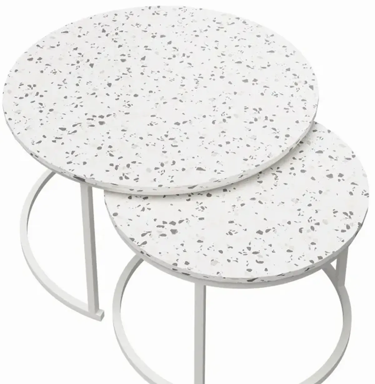 Amelia Terrazzo Nesting Coffee Tables