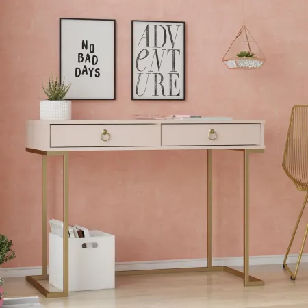 Camila Pink Writing Desk