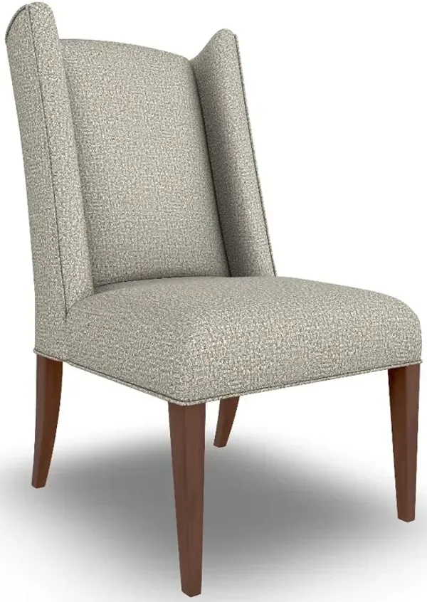 Parsons Chrisney Gray Upholstered Dining Chair