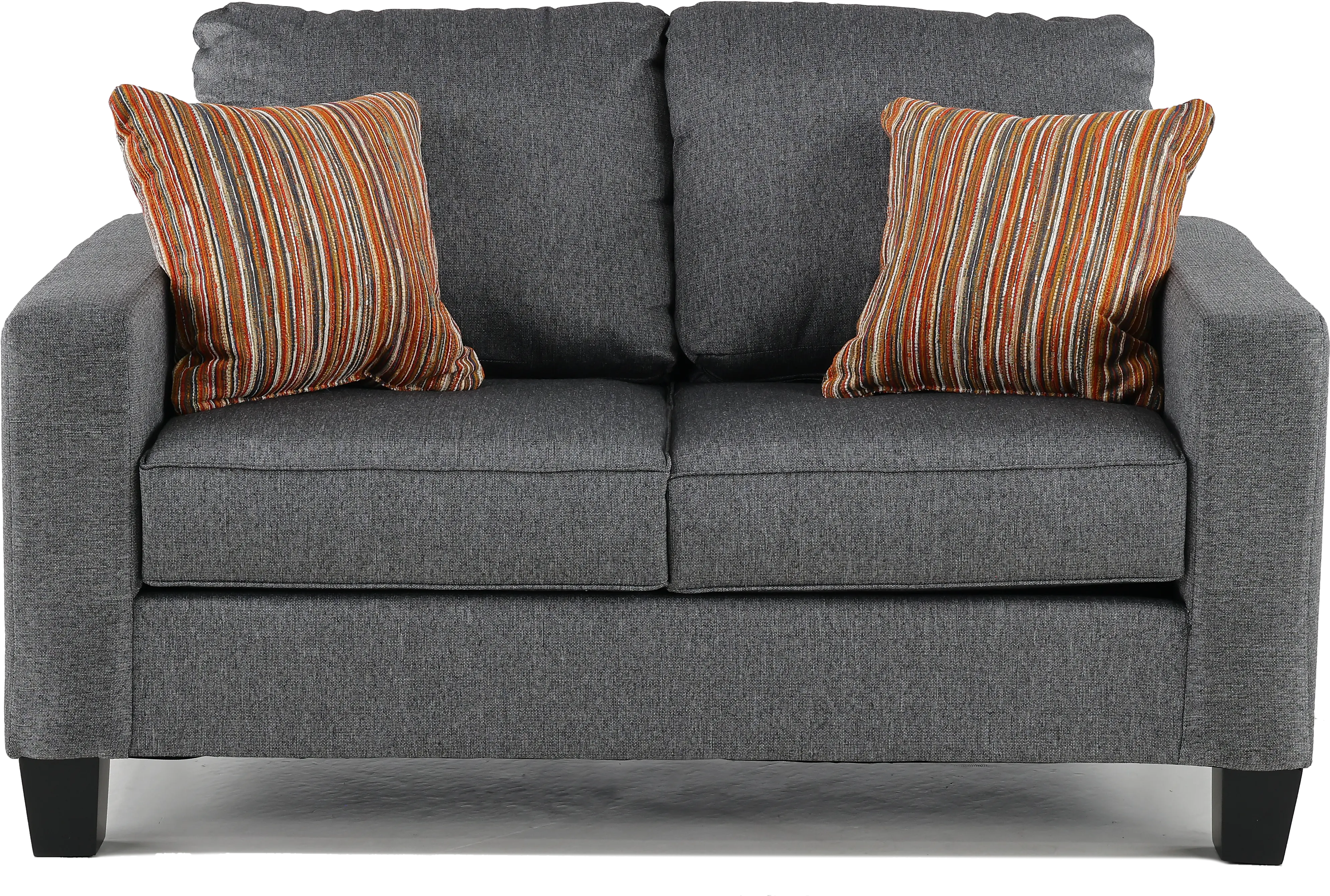 Paisely Slate Gray Loveseat